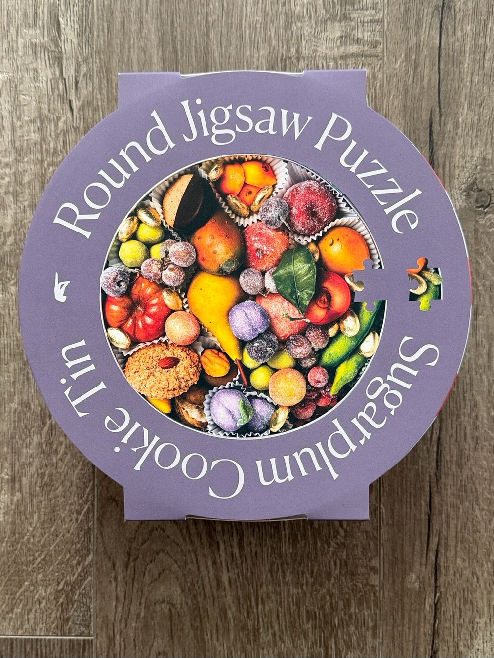 Piecework Puzzles “Sugarplum” Cookie Tin